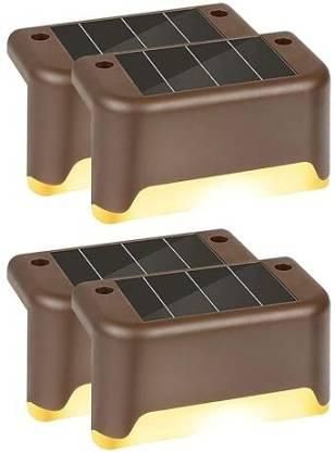 Solar Deck Lights Outdoor | Waterproof LED Lights (Pack of 4)